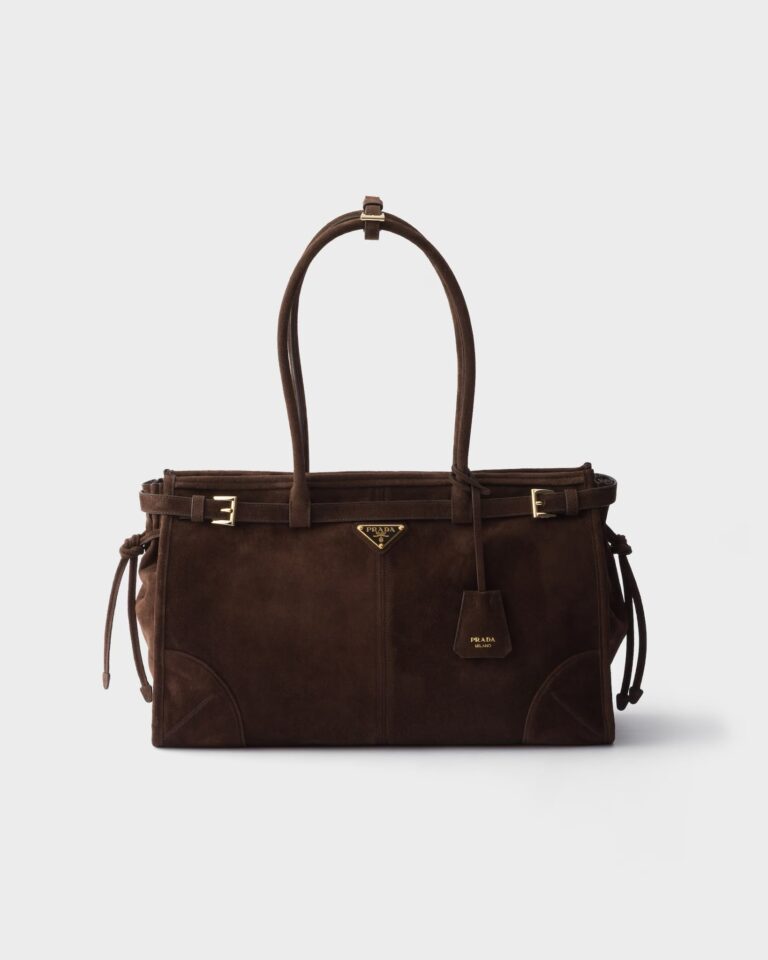 Sac à main Prada Bonnie en veau velours